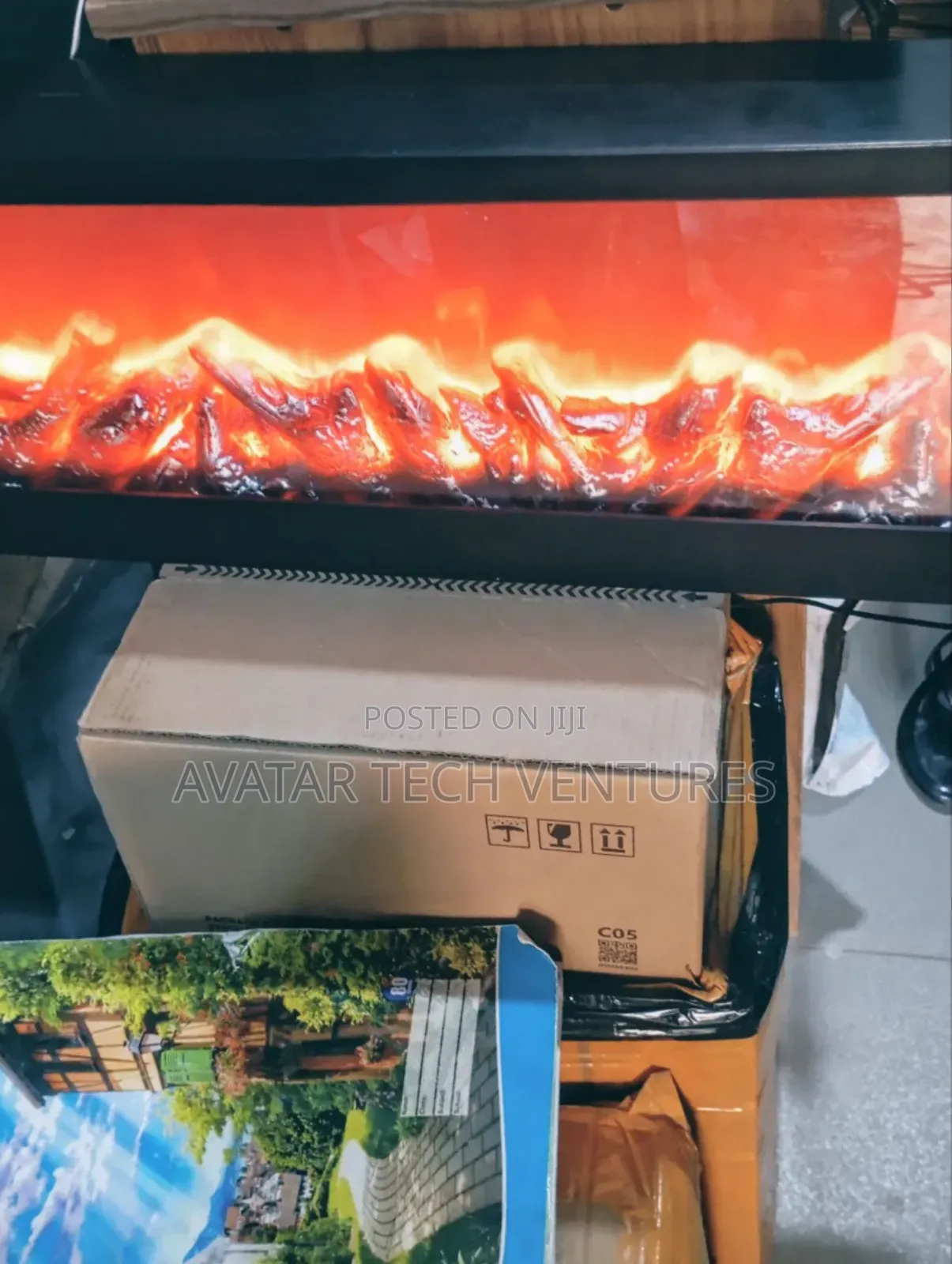 Led Fireplace 100cm