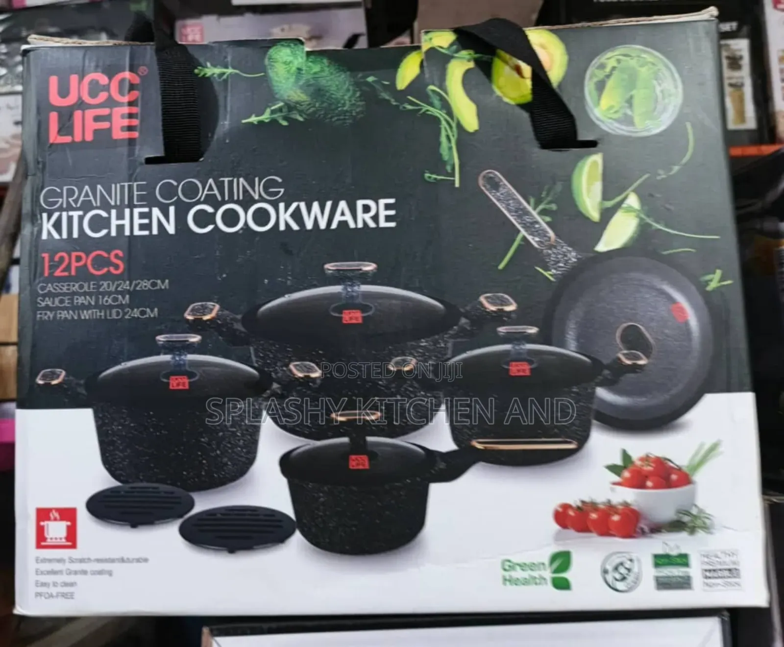 Ucc Life Granite Coating Cookware 12pcs