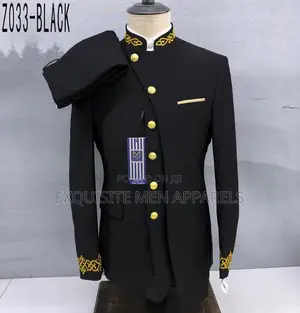Quality Maligan Safari Designer Men’S Suit