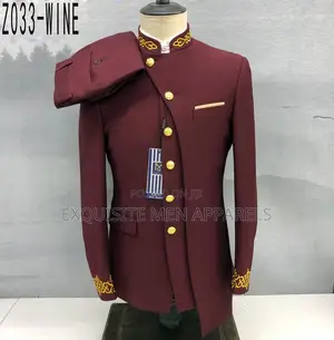 Quality Maligan Safari Designer Men’S Suit
