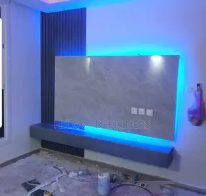 Simple Brown White Conso With Blue Light