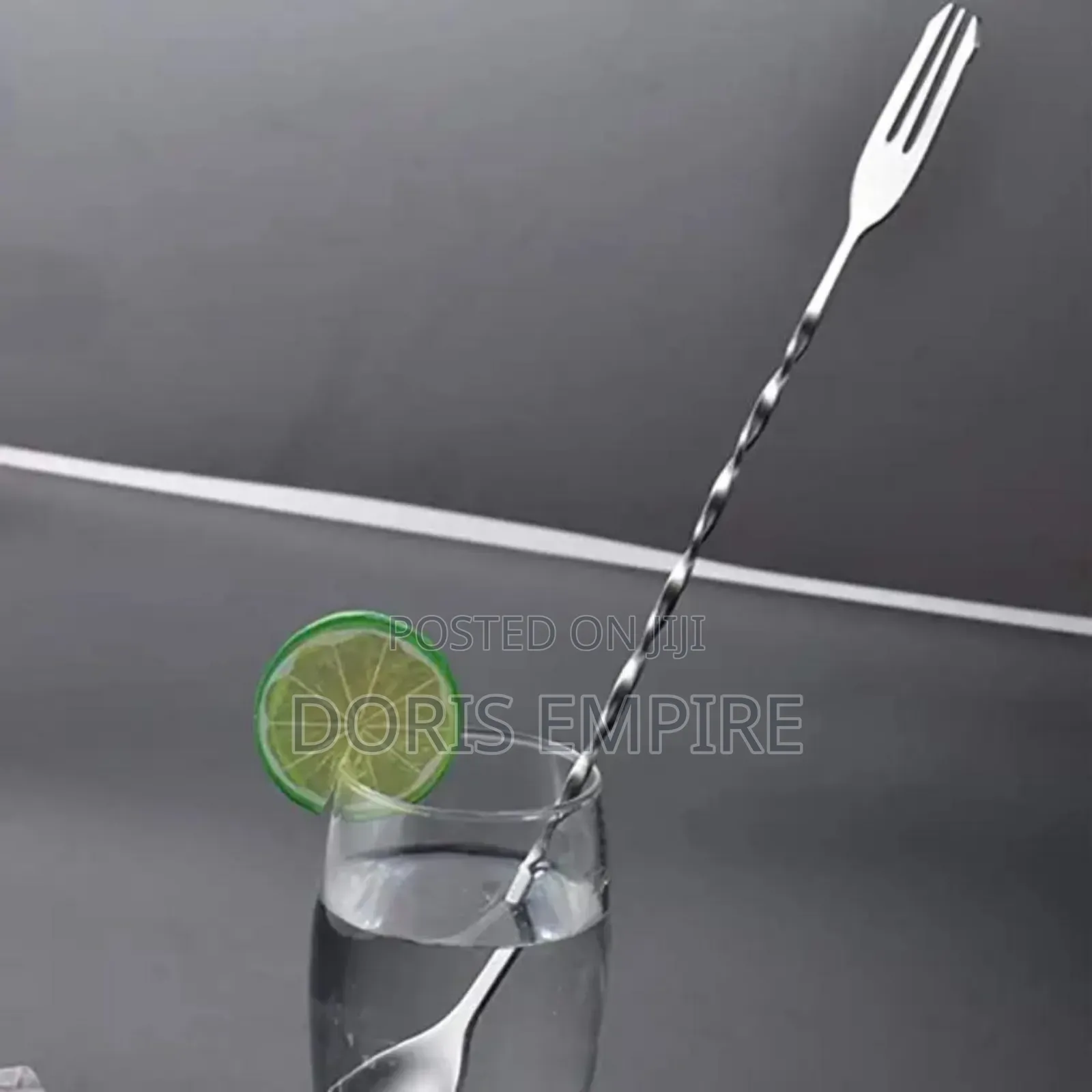Stainless Steel Double Head Long Bar Spoon.