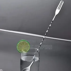 Stainless Steel Double Head Long Bar Spoon.