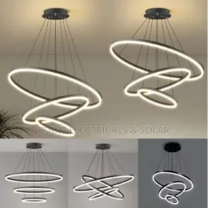 3 Rings Chandelier Led Drop Lighting