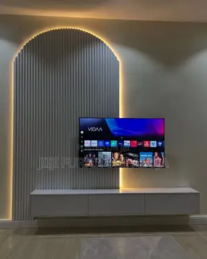Potable Tv  Console With Arch Design