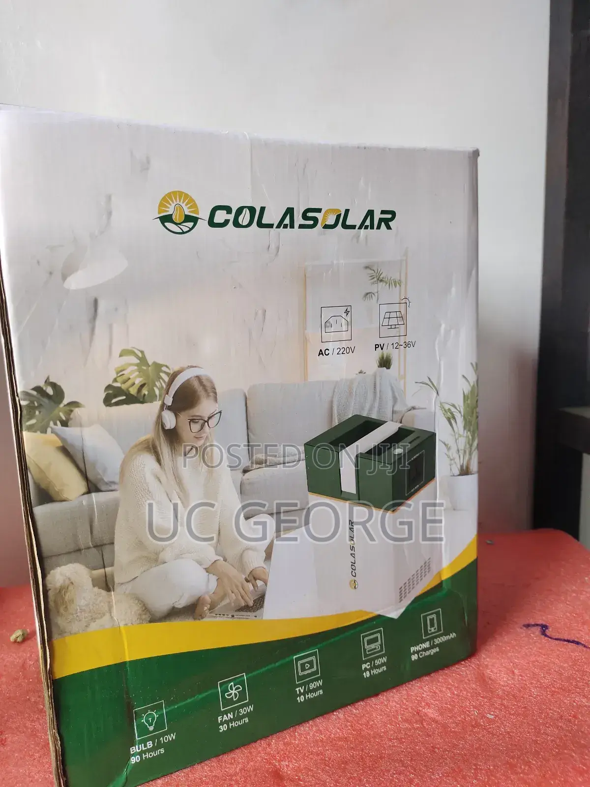 Colasolar Generator, Model Cola1000 1000kwh