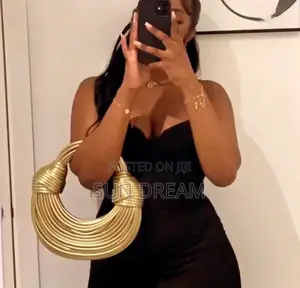 Golden Bag Ladies Bag Woman Party Bags Gift Idea Birthday Gifts