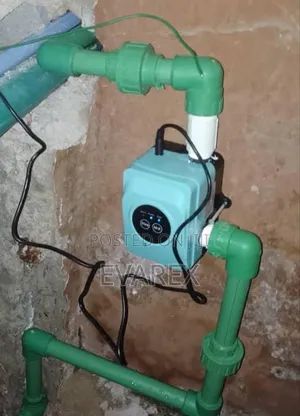 Solar Friendly Water Booster Pump Dc24v. Plastc Green.