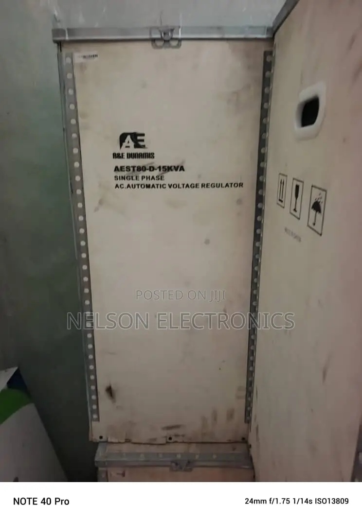 A E 15kva Servo Voltage Stabilizer 100v-260v Standing