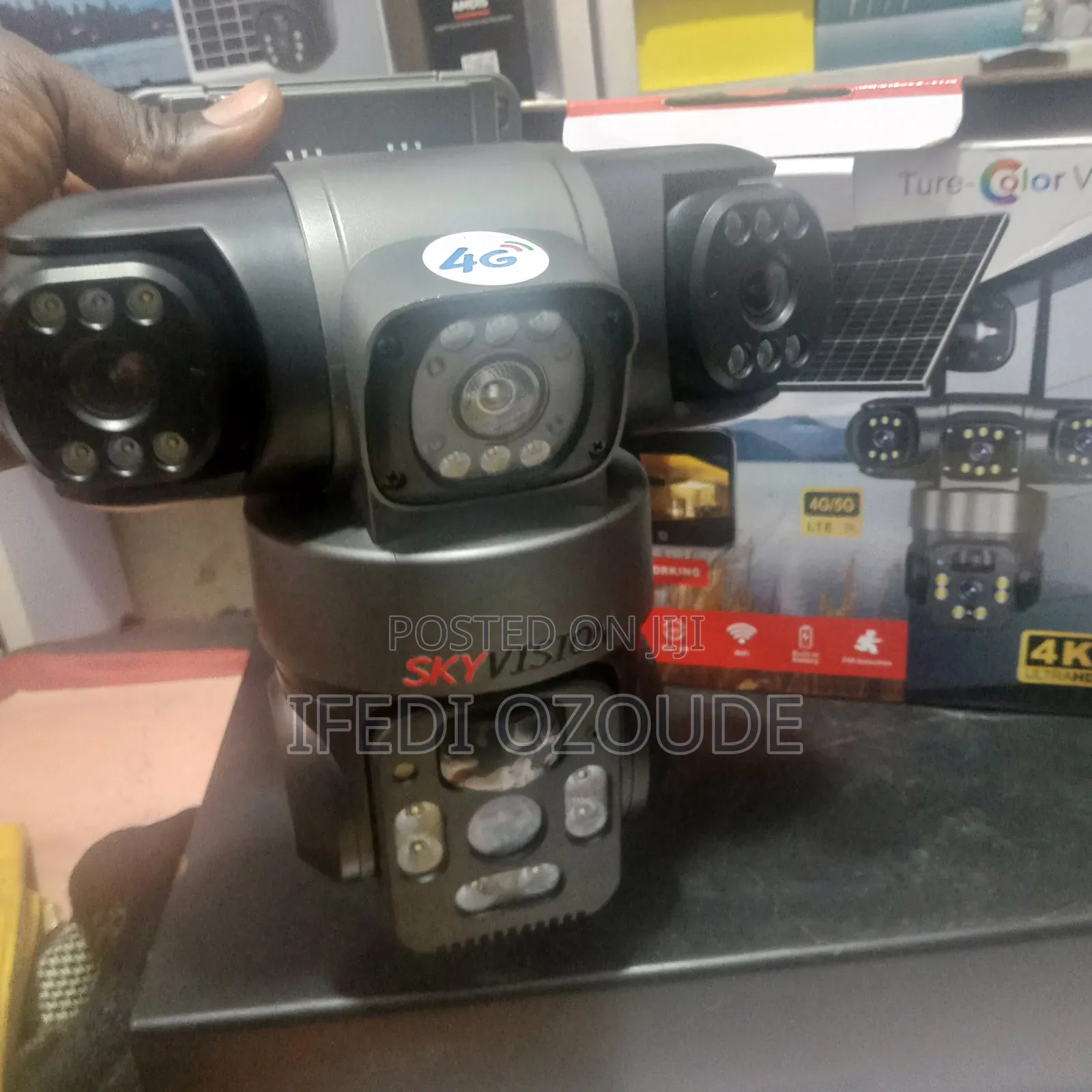 3-Lens V380 Solar Camera