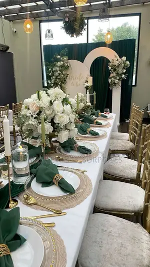 Floral & Ballon Event Styling With Table Setting