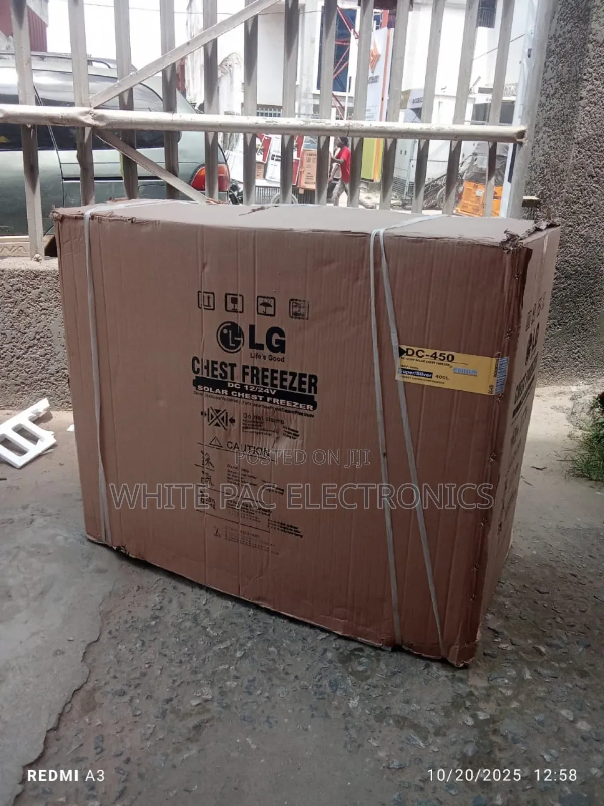 LG Solar 400 Liter Freezer ( Original )A++ Double Glass Fast Ice Maker