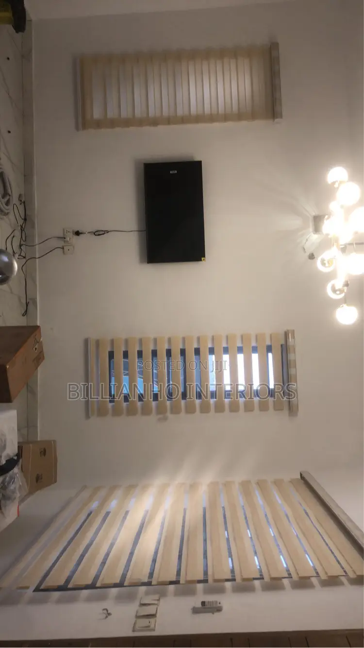 Stripe Cream Day Night Blinds
