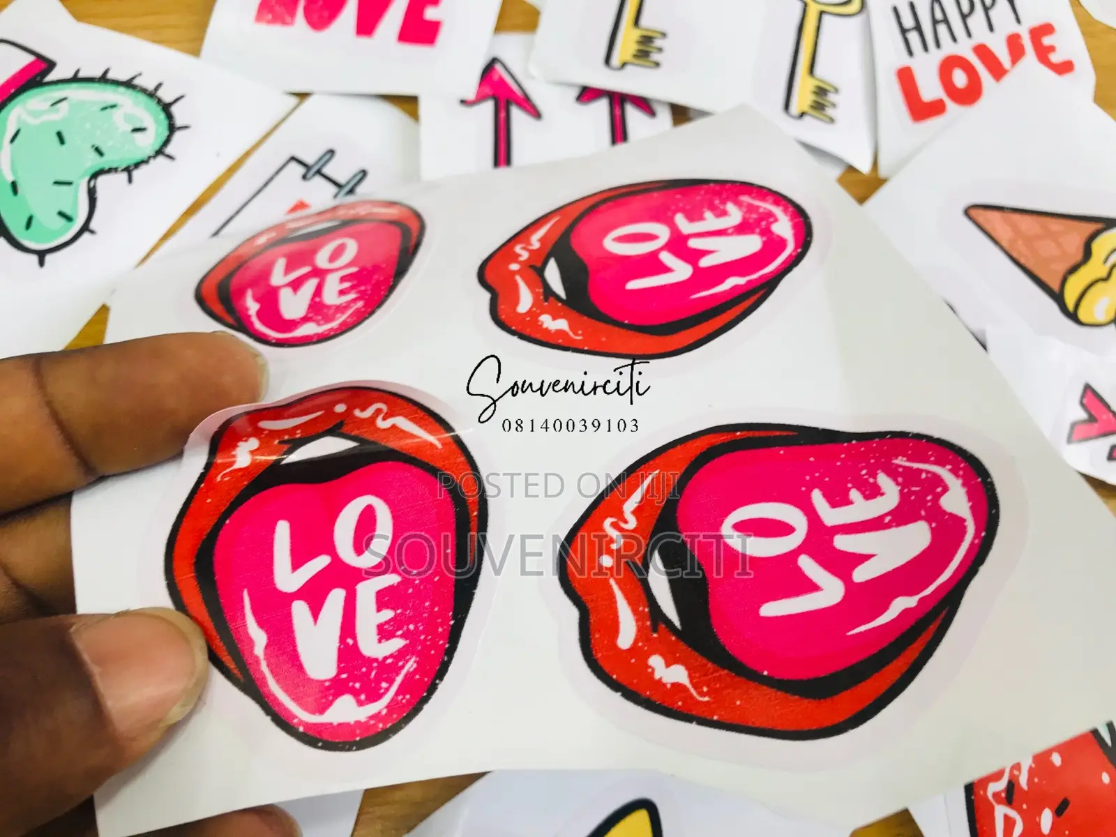Custom Stickers Production