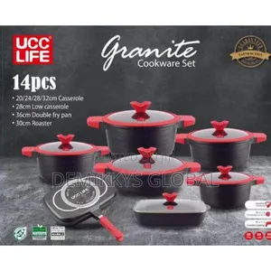 Ucc Life Nonstick Granite Pot Set 14 PCS