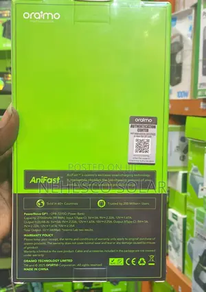 27,000mah Oraimo Power Bank