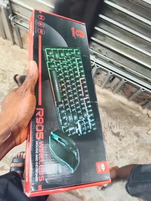 Gaming Keyboard Light and Mouse With RGB Light , Rechargeable