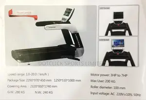 7hp Norman Track Treadmill (Commercial)