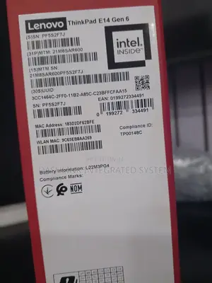 New Laptop Lenovo ThinkPad E14 Gen 6 8GB Intel Core Ultra 5 SSD 512GB