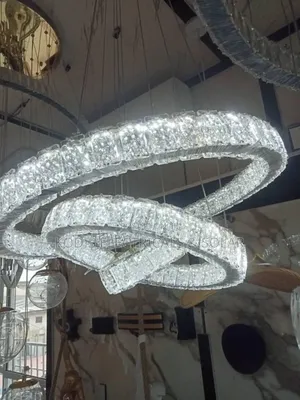 Crystal 3 Rings Chandelier Lightings