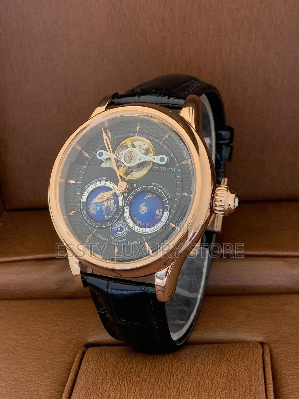 Mont Blanc Automatic Engine Leather Strap