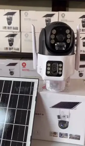 Dual Lens Solar Camera With Sim Slot