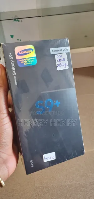 New Samsung Galaxy S9 Plus 256 GB Black