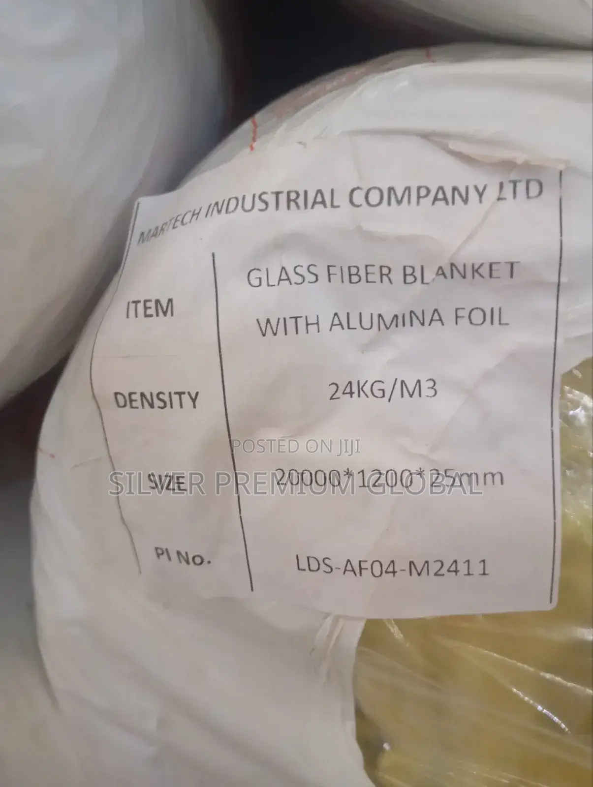 25mm Martech Rockwool With Aluminium Foil.
