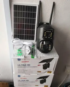 Dual Lens Solar Powered Camera