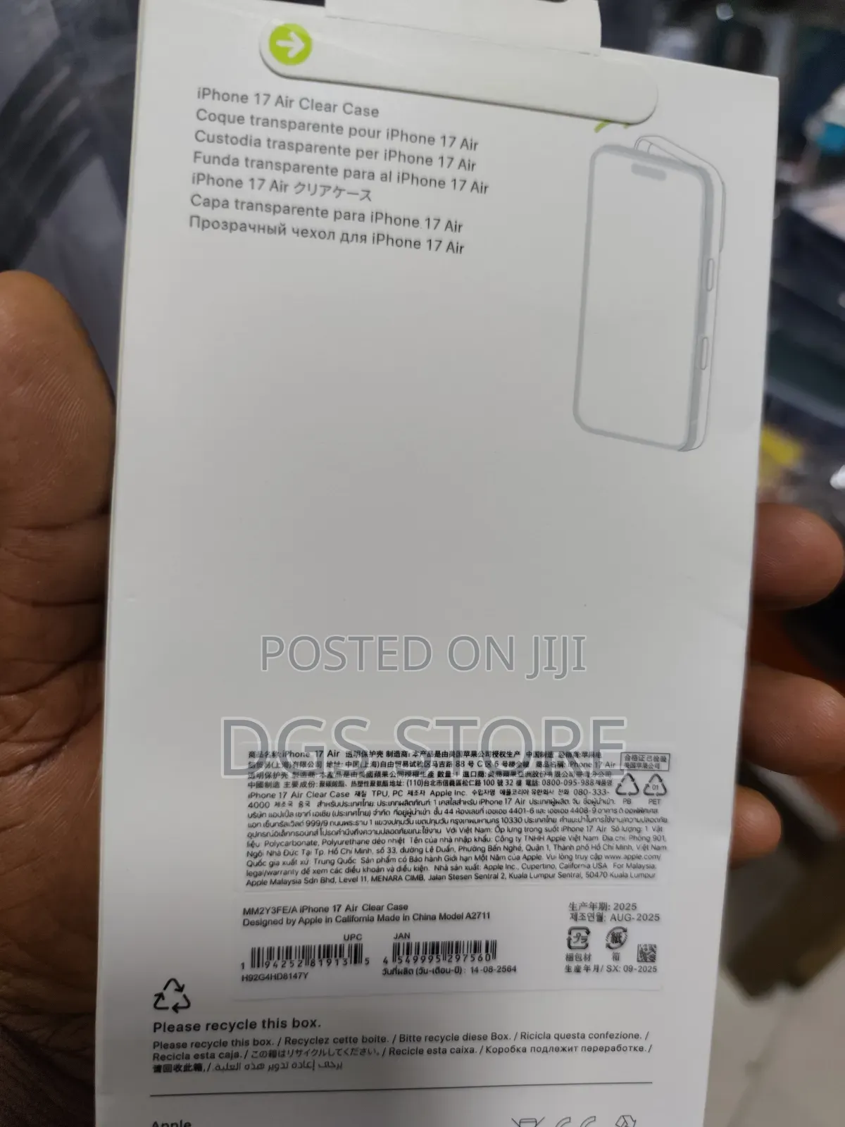 iPhone Air Clear Case With Magsafe (2025)