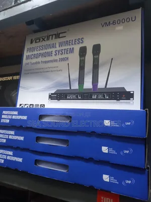 Voximic Professional Wireless Microphone Vm6000