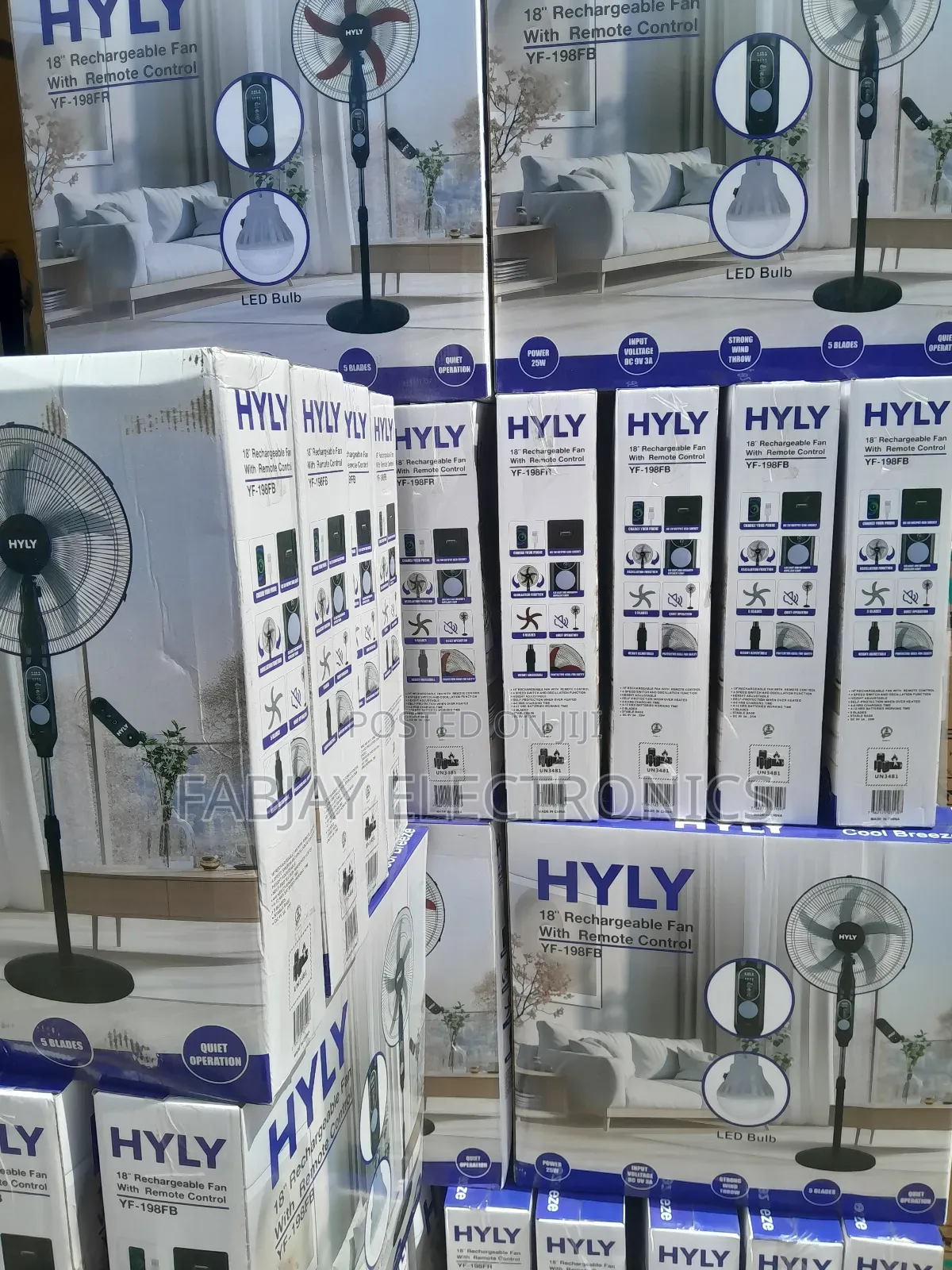 Hyly Rechargeable Fan