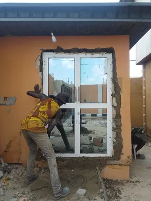 Aluminium Entrance Double Panels Hinge Door
