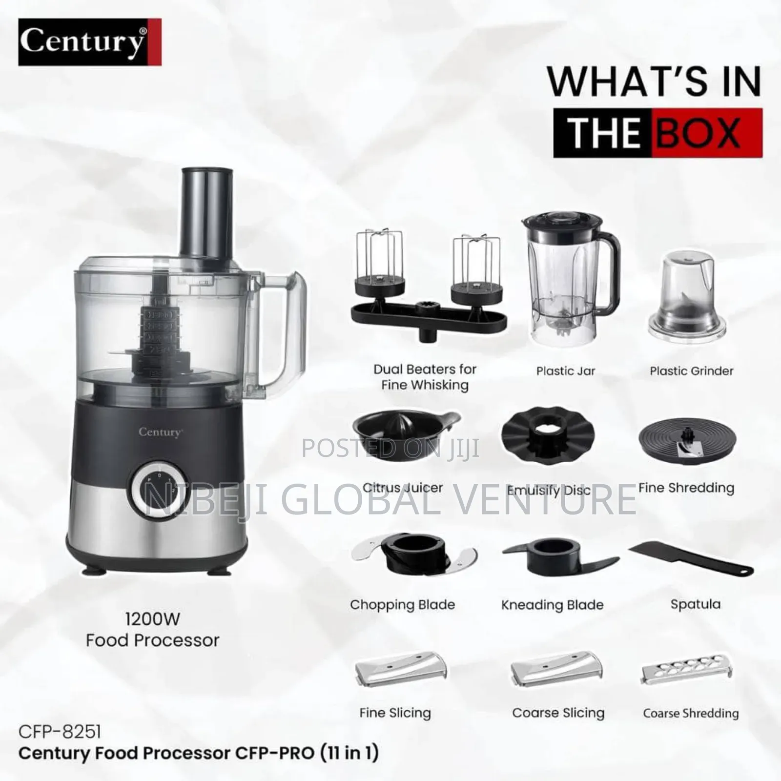 11 in 1 Food Processor