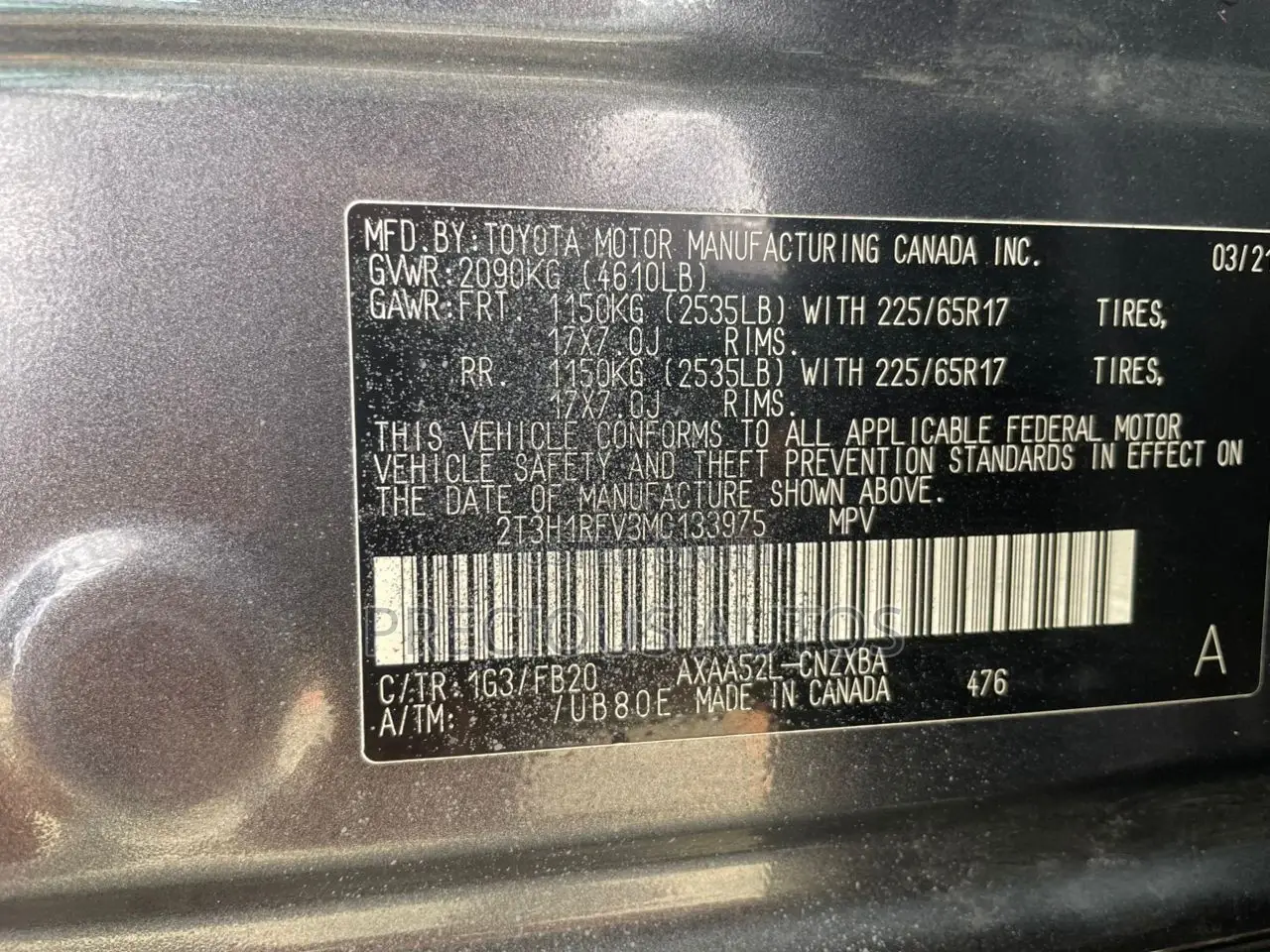 Toyota RAV4 2022 Gray