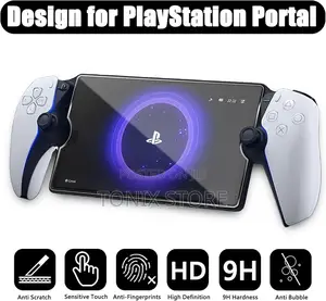 Tempered Screen Protector For Playstation Portal 2in1