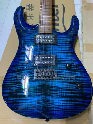 Luxars S-g37-fm Electric Guitar With Bag, Blue