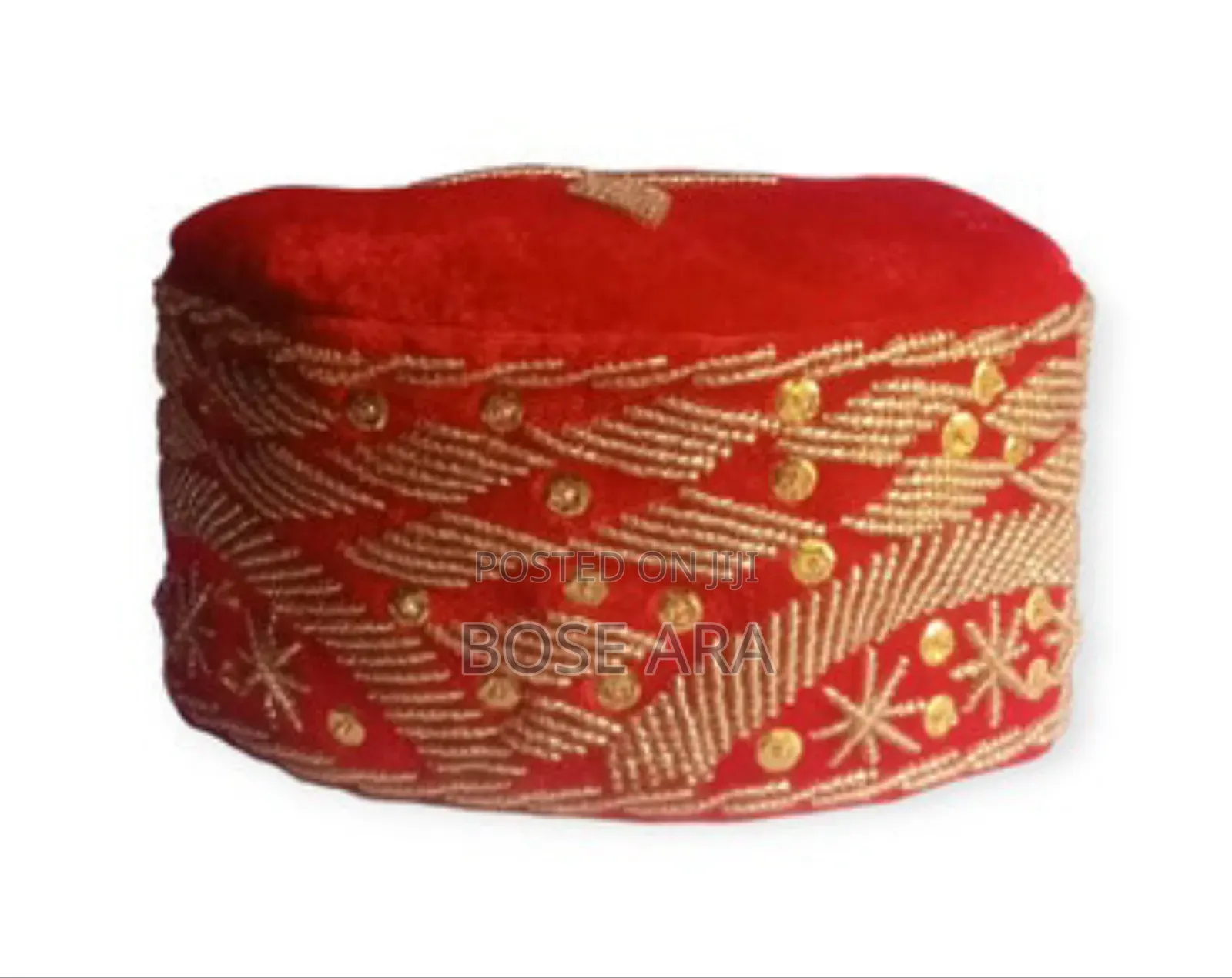 Beaded Stylish Igbo Traditional Ozo Cap