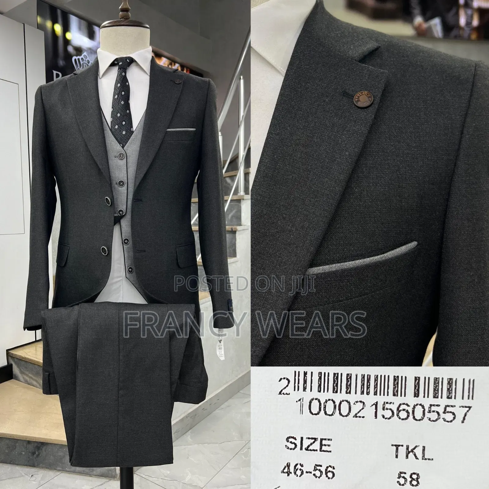 2 Sided Inner Waistcoat Complete Suits