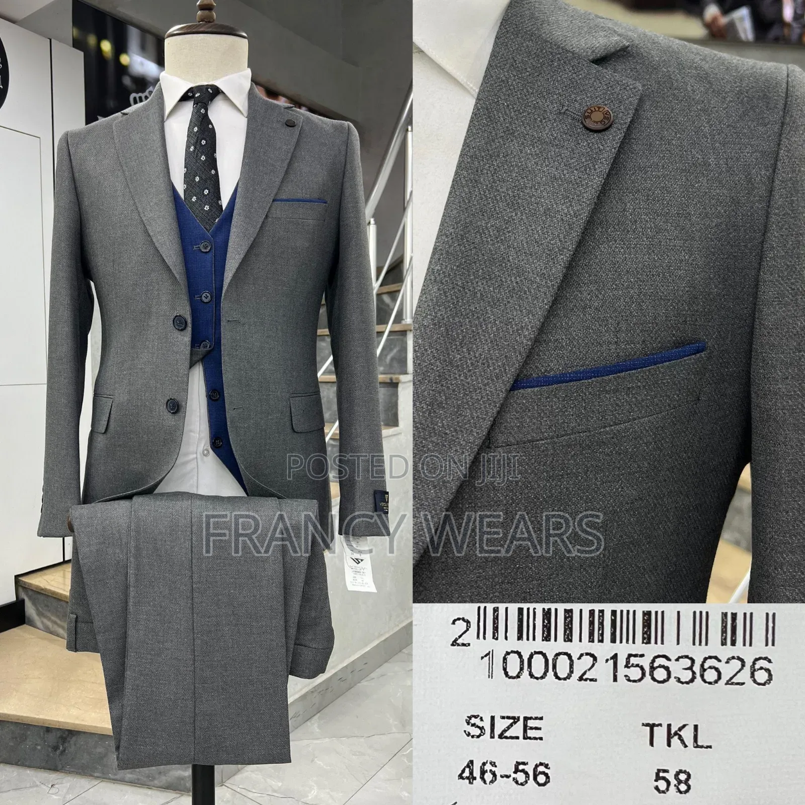 2 Sided Inner Waistcoat Complete Suits