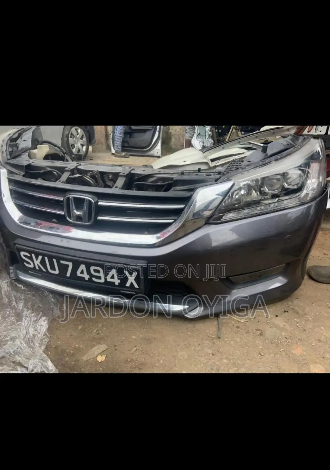 Complete Front Bumper Honda Accord 2013