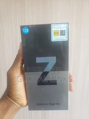 New Samsung Galaxy Z Flip 3 128 GB Black
