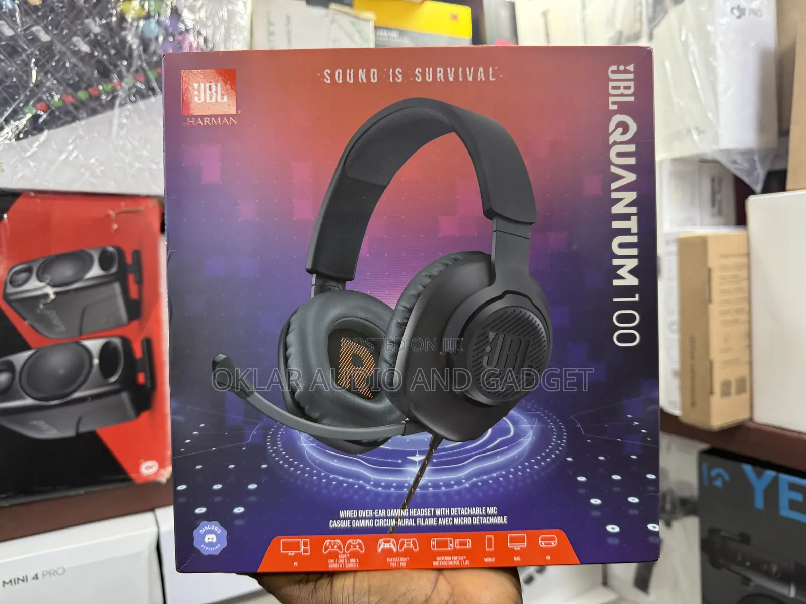 Jbl Quantum 100 Wired Gaming Headphone