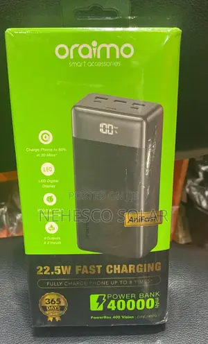 40,000mah Oraimo Power Bank