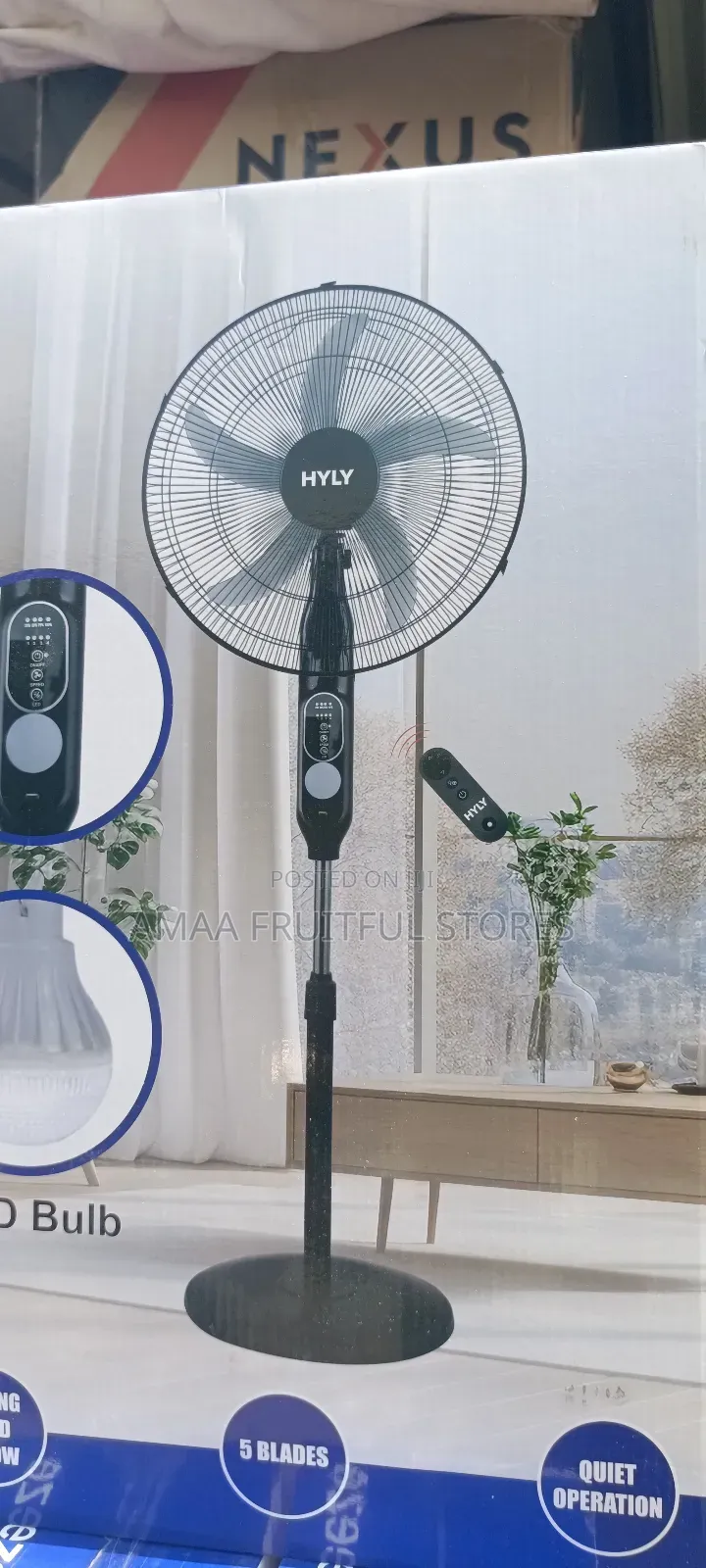 Hyly Rechargeable Fan 18"