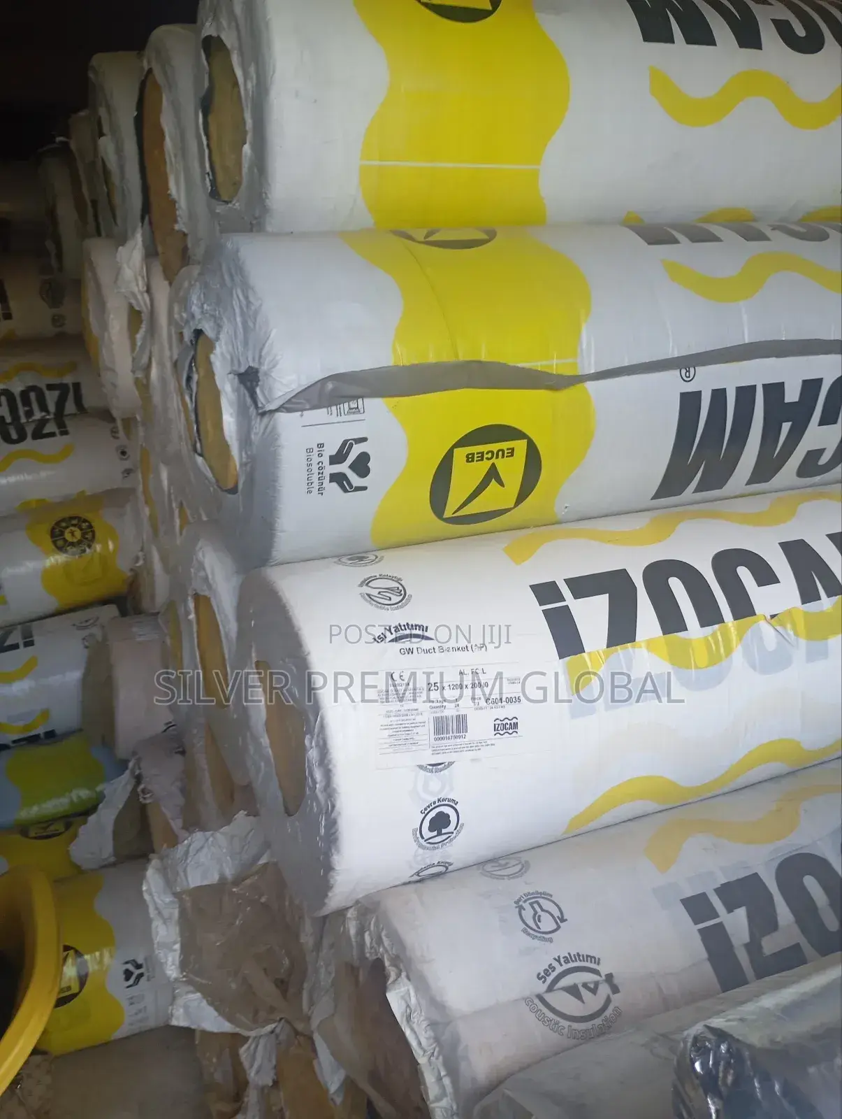 50mm Izocam Rockwool With Aluminium Foil.