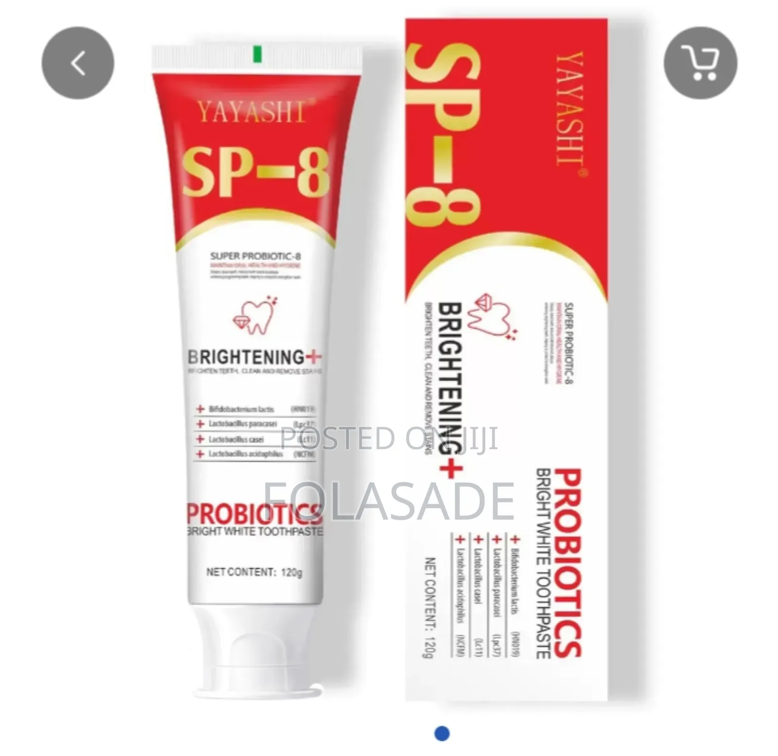 Probiotic Whitening Toothpaste