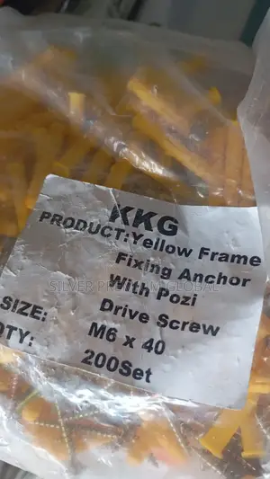 Golden Screw With Rubber Fisher