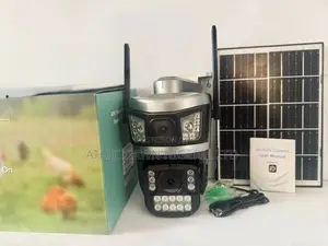 Dual Lens Double Lens Solar CCTV Camera