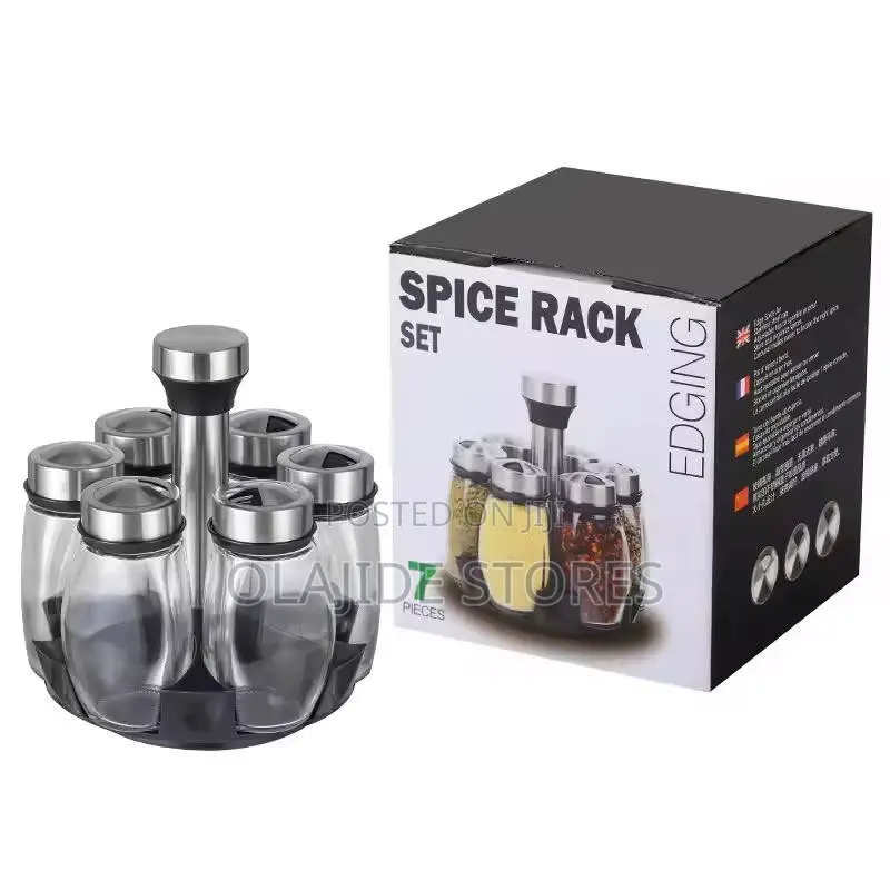 7pcs Rotation Spice Rack